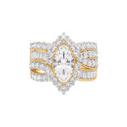 Majestic Marquise Diamonisse Ring 10557 0014 b flat