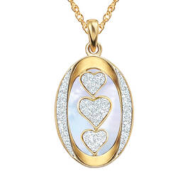 I Love You Personalized Diamond Pendant with FREE Matching Earrings 5238 0060 c front
