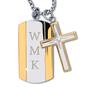 I Can Do All Things Personalized Dog Tag and Cross 5091 001 7 1