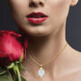 "I Love You" Personalized Diamond Pendant, I Love You Diamond Pendant 5238 0326 m model
