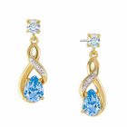 Aquamarine Swirl Diamond Earrings 6377 001 0 1
