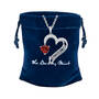 Diamond and Birthstone Heart Pendant 12169 0010 n gift pouch