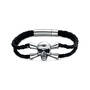 Skull Crossbones Leather Bracelet 12151 0010 a main