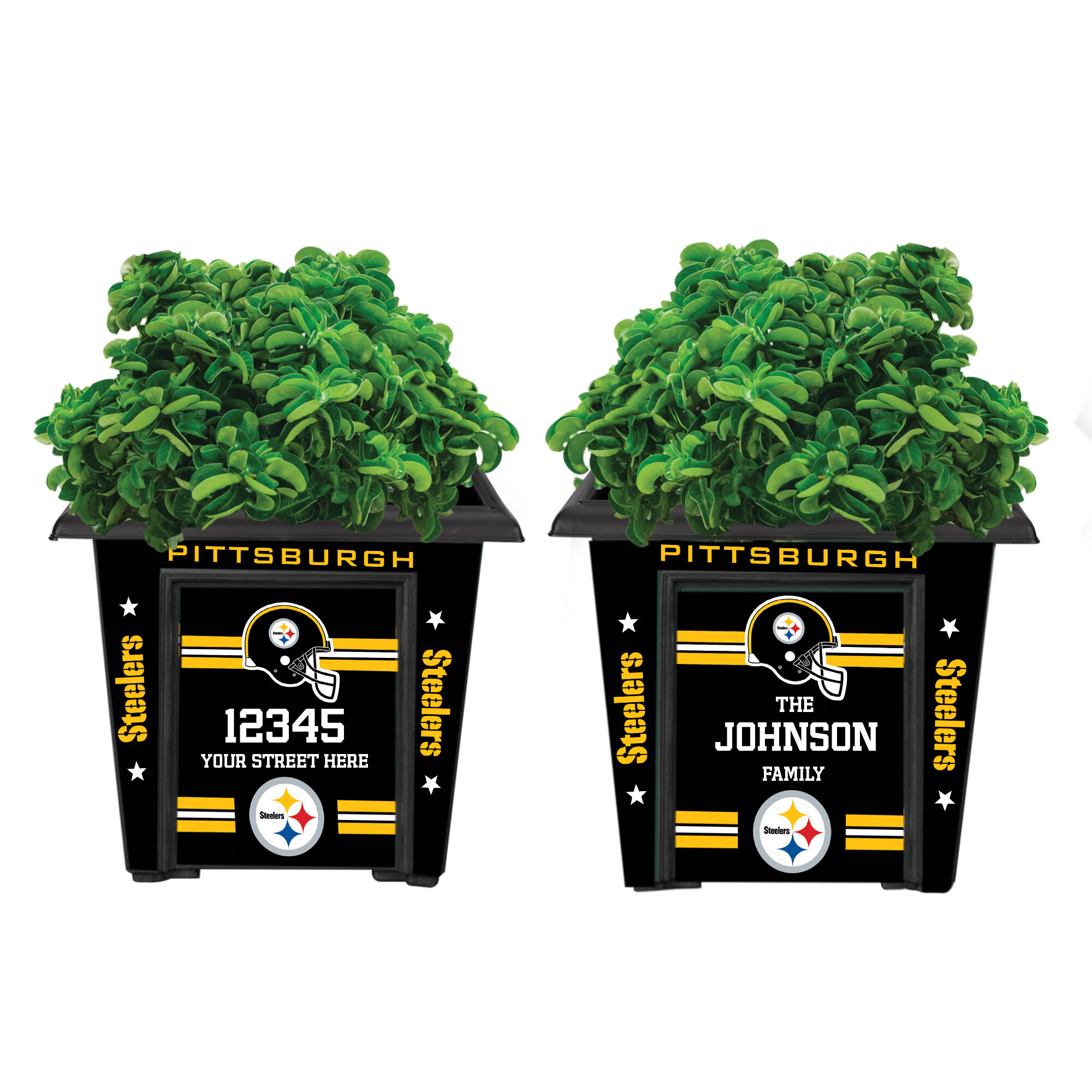 The NFL Personalized Planters 1929 0048 a steelers
