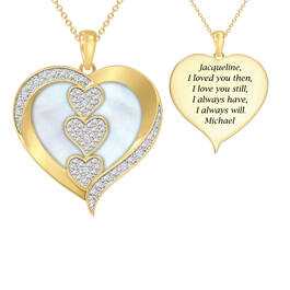 I Love You Personalized Custom Diamond Pendant 10730 0014 a main