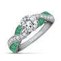 Birthstone Swirl Personalized Ring 10115 0019 e may