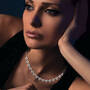 Love Kisses Italian Silver Necklace 11809 0018 m model