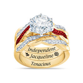 Birthstone Zodiac Ring Set 6740 0044 a main
