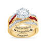 Birthstone Zodiac Ring Set 6740 0044 a main