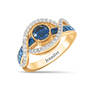 Birthstone Wave Ring 11175 0014 i september