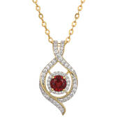 Sparkling Embrace Genuine White Topaz Pendant 12302 0018 a main