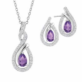 Drops of Majesty Pendant  Earring Set 6359 001 2 1