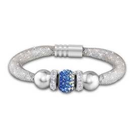 Bedazzled in Blue Crystal Bracelet 2112 001 9 1