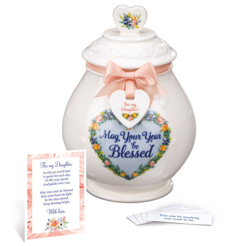 A Year of Blessings Porcelain Jar with Card 6538 001 6 1