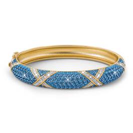 Refined  Radiant Birthstone Bangle 2918 001 5 12