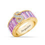 Personalized Birthstone Diamond Initial Ring 11033 0016 j october