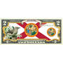 State Bird and Flower Enhanced $2 Bill Collection 11346 0018 a Florida