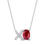 Sterling Silver Hugs Kisses Necklace 11142 1434 a main