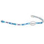 Blue Wave Crystal Bracelet 11987 0020 b flat