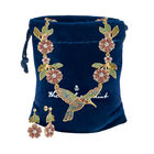 Soaring Splendor Hummingbird Neck and Earrings 10054 0012 g gift pouch