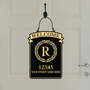 Personalized Metal Monogram Hanging Sign 11929 0013 m room