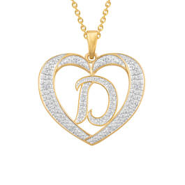 Dazzling Diamond Heart Pendant 11622 0138 a d