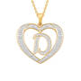 Dazzling Diamond Heart Children's Pendant, Dazzling Diamond Heart Pendant 11622 0138 a d