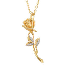 Golden Rose Diamond Pendant 11819 0016 a main