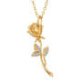 Golden Rose Diamond Pendant 11819 0016 a main