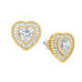 Perfectly Paired Heart Pendant with earrings 10380 0017 c earring