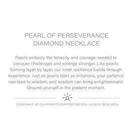 Pearl of Perserverence Diamond Necklace 11785 0040 z card