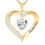 The Birthstone Heart Pendant 6015 0026 d april