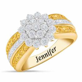 Personalized Birthstone Radiance Ring 5687 003 3 11