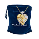 Woven Together Personalized Heart Pendant 10134 0016 g gift pouch