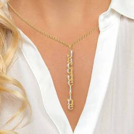 Personalized Swarovski Crystal Necklace 6572 001 3 2