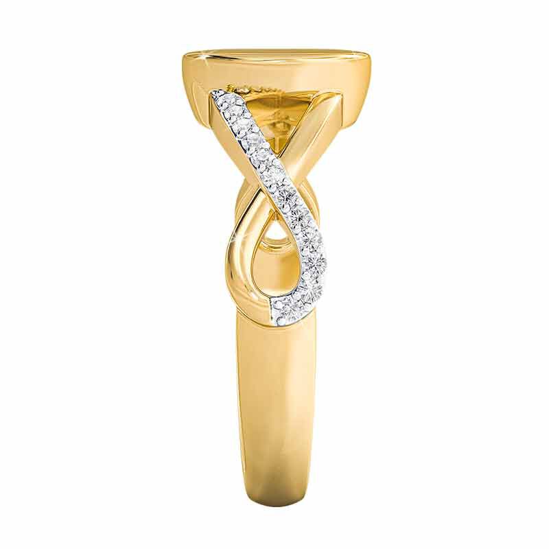 Personalized Diamond Signet Ring 6021 001 0 3