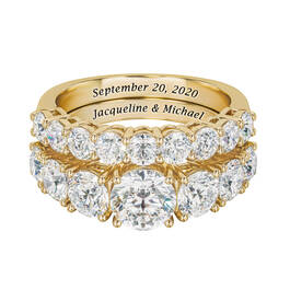 Love of My Life Anniversary Ring Set 11575 0010 c flat