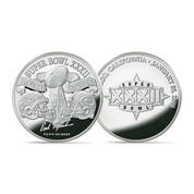1st Broncos' Super Bowl Win Silver Plated Flip Coin, Super Bowl Flip Coin Silver Plated Collection 11732 0135 a Broncos32