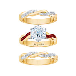 I Still Do Birthstone Ring Set 6740 0028 b seperated