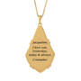 Yesterday Today Always Personalized Teardrop Pendant 6895 0013 c back