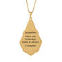 Yesterday, Today & Always Personalized Teardrop Pendant, Yesterday Today Always Personalized Teardrop Pendant 6895 0013 c back