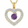 Personalized Birthstone Heart Pendant 6307 001 5 2