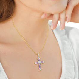 Radiant Faith Diamond Cross Pendant 10587 0018 m model