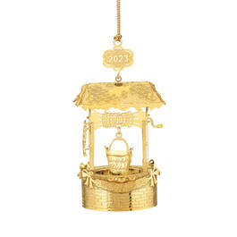 The 2023 Gold Christmas Ornament Collection 10312 0036 l well