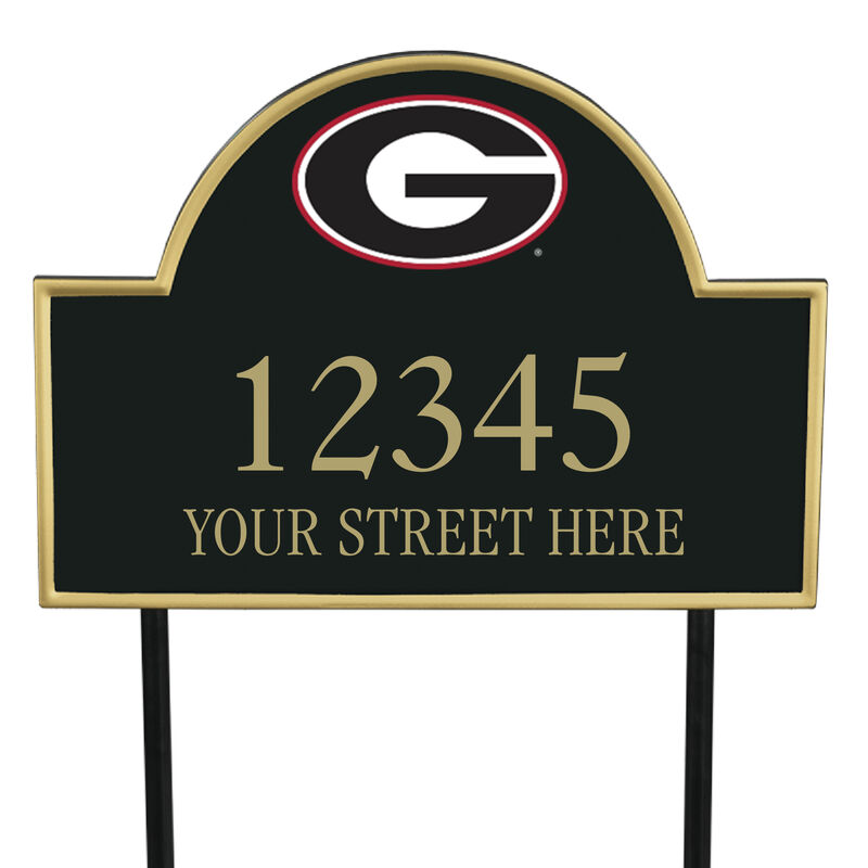 The College Personalized Address Plaque 5716 0384 b georgia