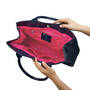 The Personalized Kensington Deluxe Tote, The Kensington Patent Deluxe Handbag 0048 0012 b inside