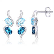 Blue Topaz Medley Earrings 11142 0451 a main