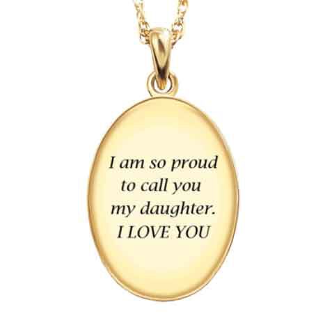 My Daughter My Little Girl Then Diamond Pendant 1162 009 3 3