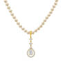 Loves Embrace Pearl Necklace Earring Set 6914 0010 b necklace