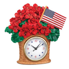 Seasonal Sensations Figural Clocks 10167 0016 c july